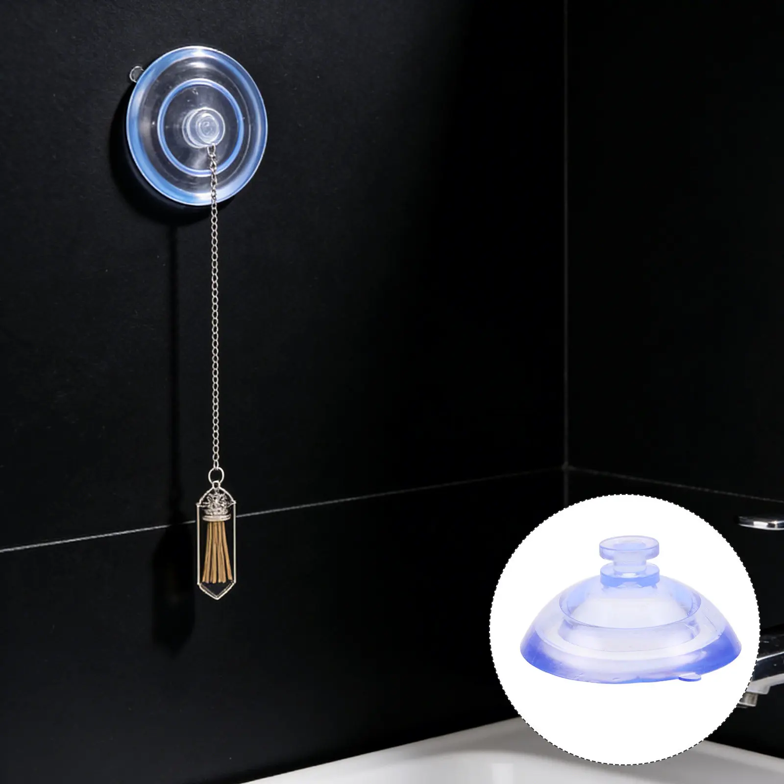 

30Pcs Clear Mushroom Head Suction Cups Strong PVC Small Suction Pads for Glass Window Bathroom Kitchen Use Anti Slip Holders