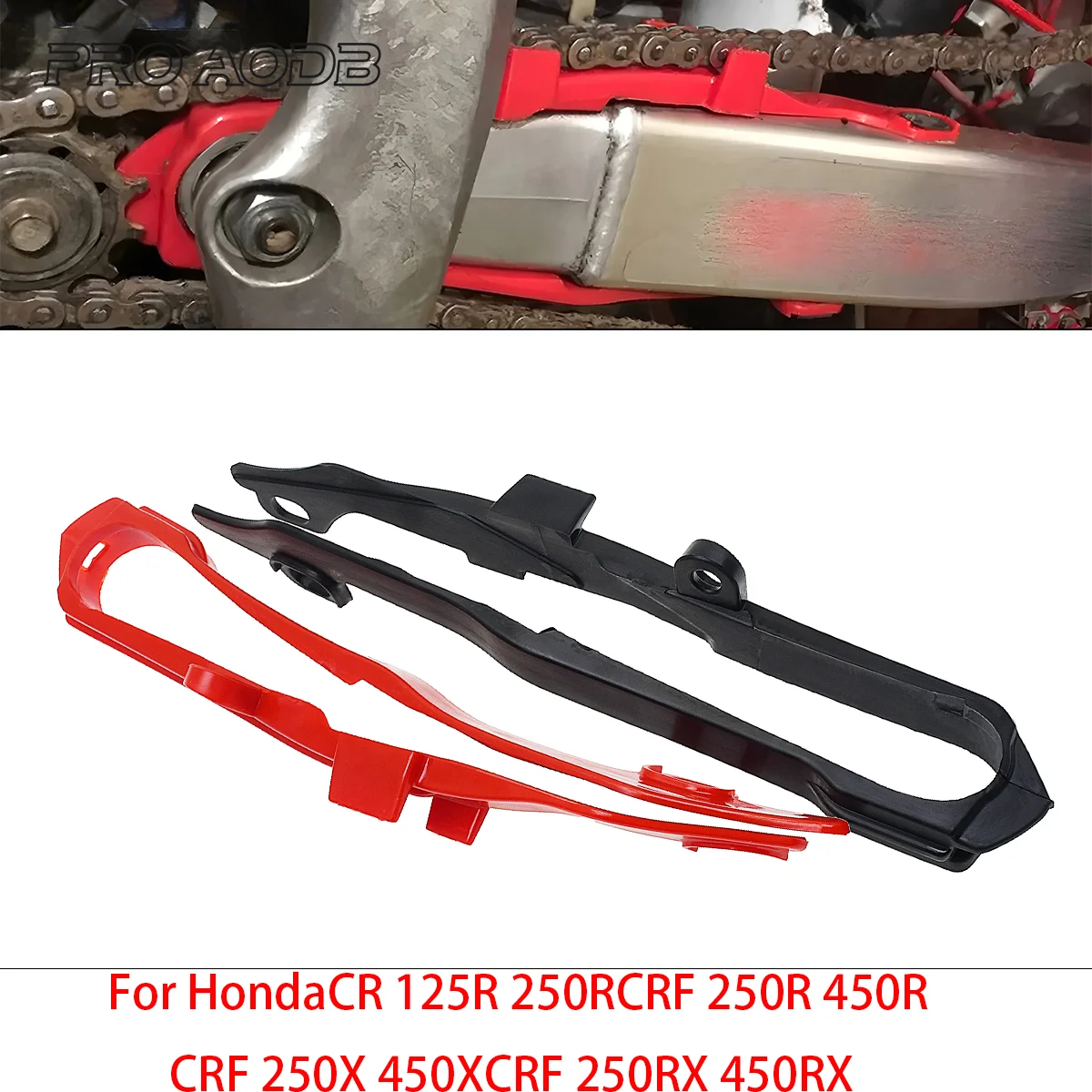 

high quality Dirt Bike Chain Slider Guard Guide Protector Replacement Parts Fit Honda CR CRF 125 250 450 R X 2000-2013