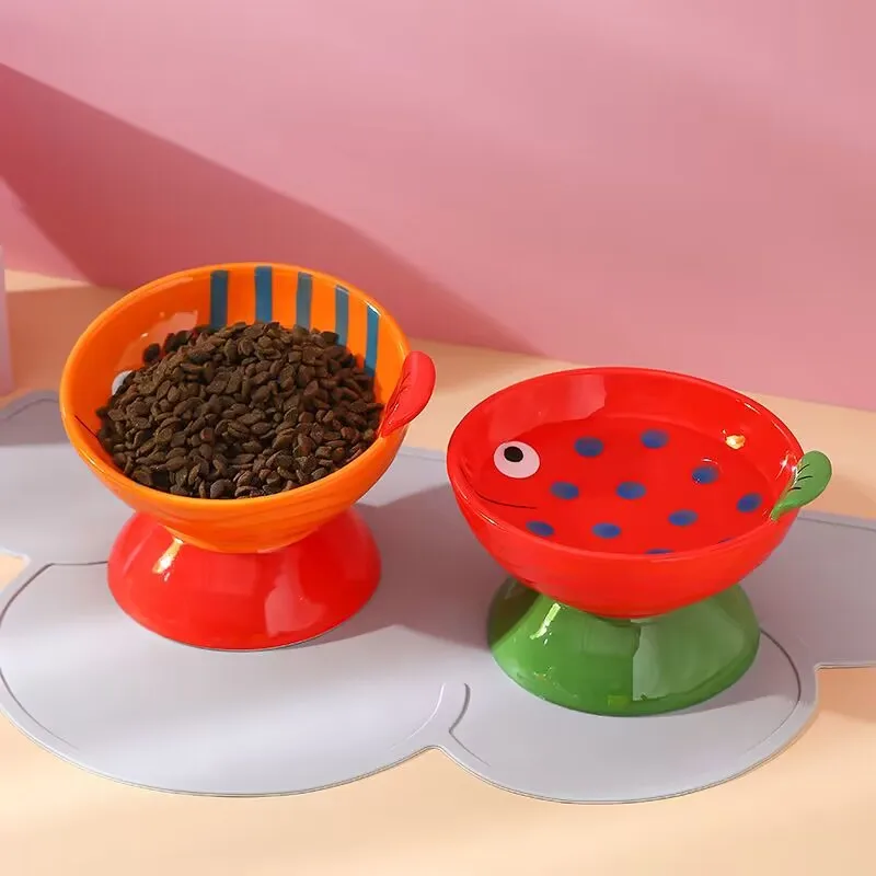 

2024 New Pet Items Dog Bowl Cute Pet Bowl Cat Food Bowl Ceramics Water Bowl Pet Accessories For Cats Pet Products