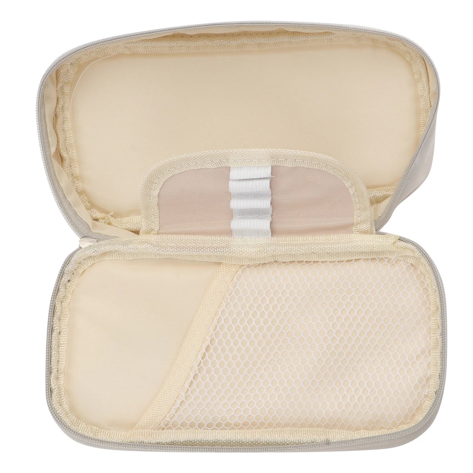 

1pc Pencil Pouch Stationery Bag Oxford Cloth Durable Portable Storage For School Supplies Students Lightweight Zipper