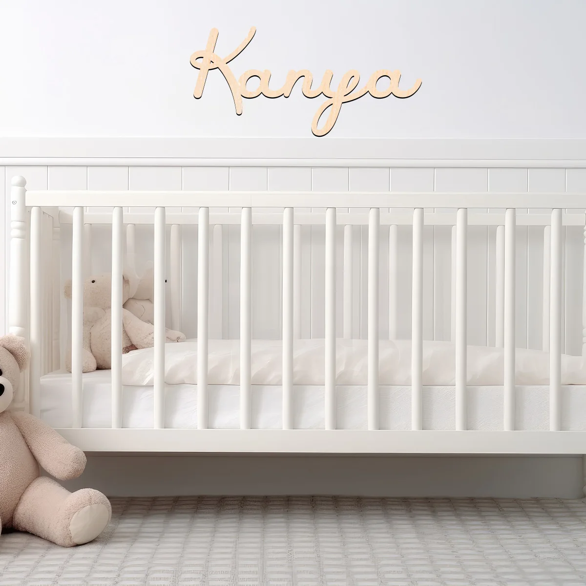 1 قطعة كانيا متينة على سبيل المثال اسم شخصي مادة خشبية على الطراز التقليدي لوحة ديكور لسطح الطاولة لغرفة النوم #4