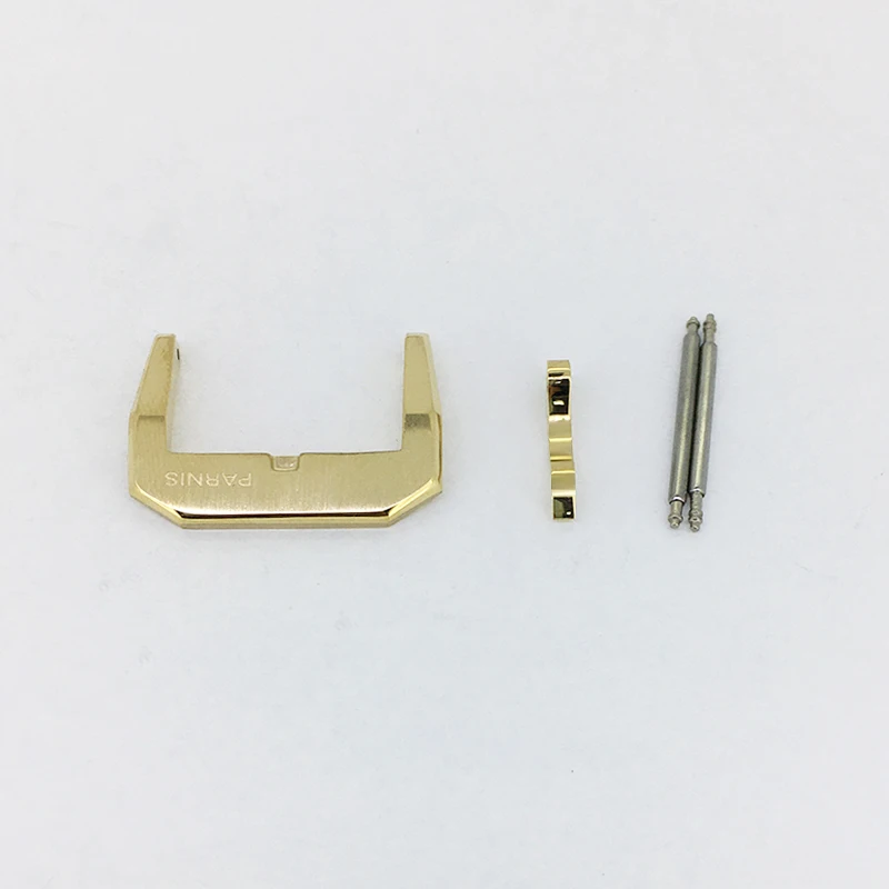 316L Stainless Steel Watch Buckle 18mm Pin Buckle Clasp for Leather Rubber Watch Strap Band Accessories