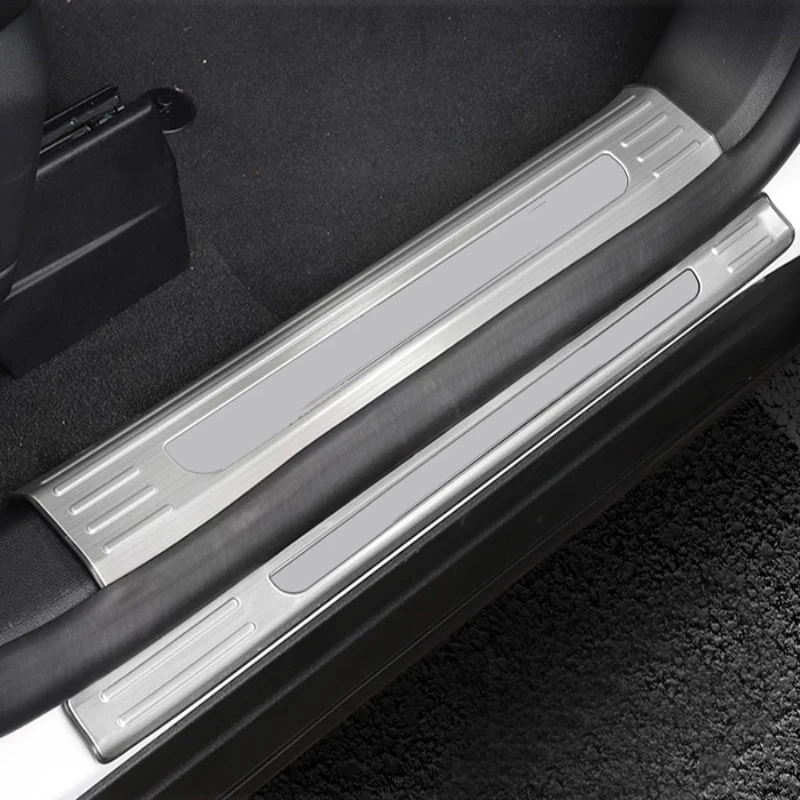 For Ford Explorer U625 2020 2021 2022 Stainless Steel Door Sill Scuff Plate Cover Door Welcome Pedal Threshold Bar Cover Trim