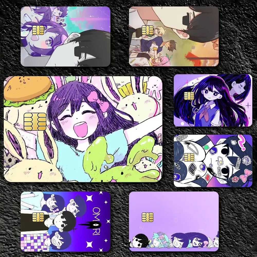 

N-New G-Game O-Omori Credit Card Skin Stickers For VISA Bank Bus Metro Access Card Protective Film Cover Sticker