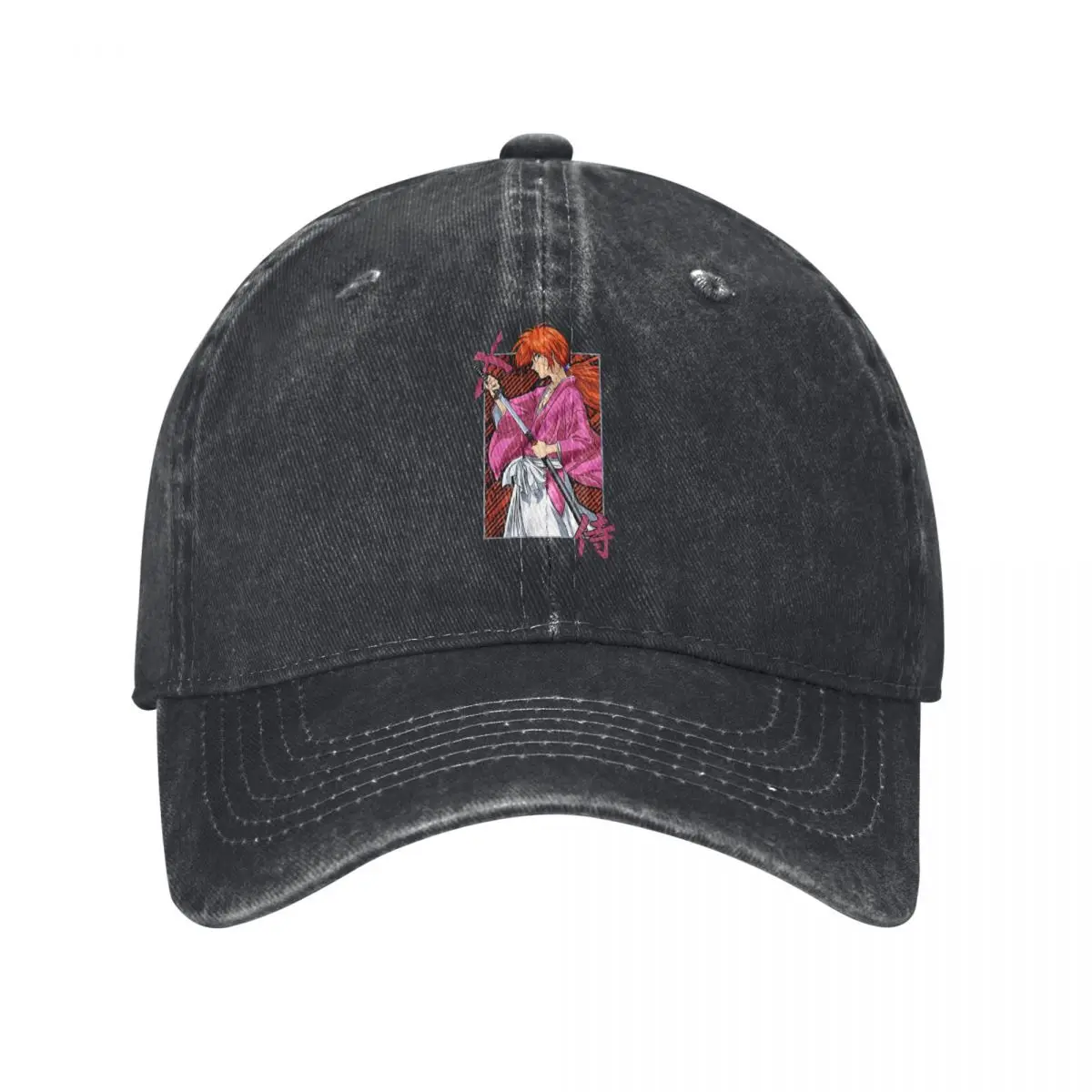 

Unisex, Samurai X Rurouni Kenshin, Anime demin Trucker Hat Outdoor Adventures Mens Hats Cap Man Summer