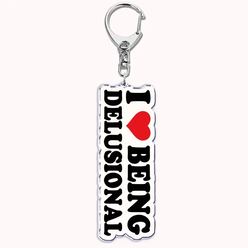 I Love You My Fictional Boyfriend Awesome Girlfriend Keychain Emo Boys Hot Wife Mom Dad Key Ring Keychains Bf Gf Gifts