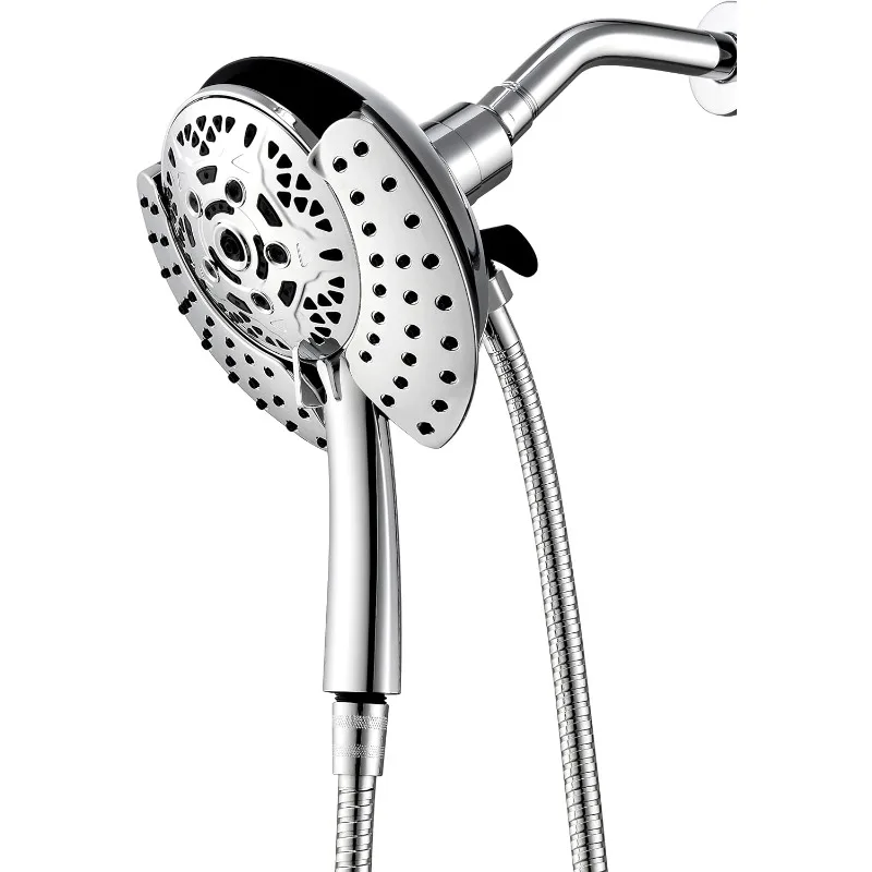 Shower Head with Handheld High Pressure: INAVAMZ Hand Held Shower Head & Rain 2-IN-1 Shower Head