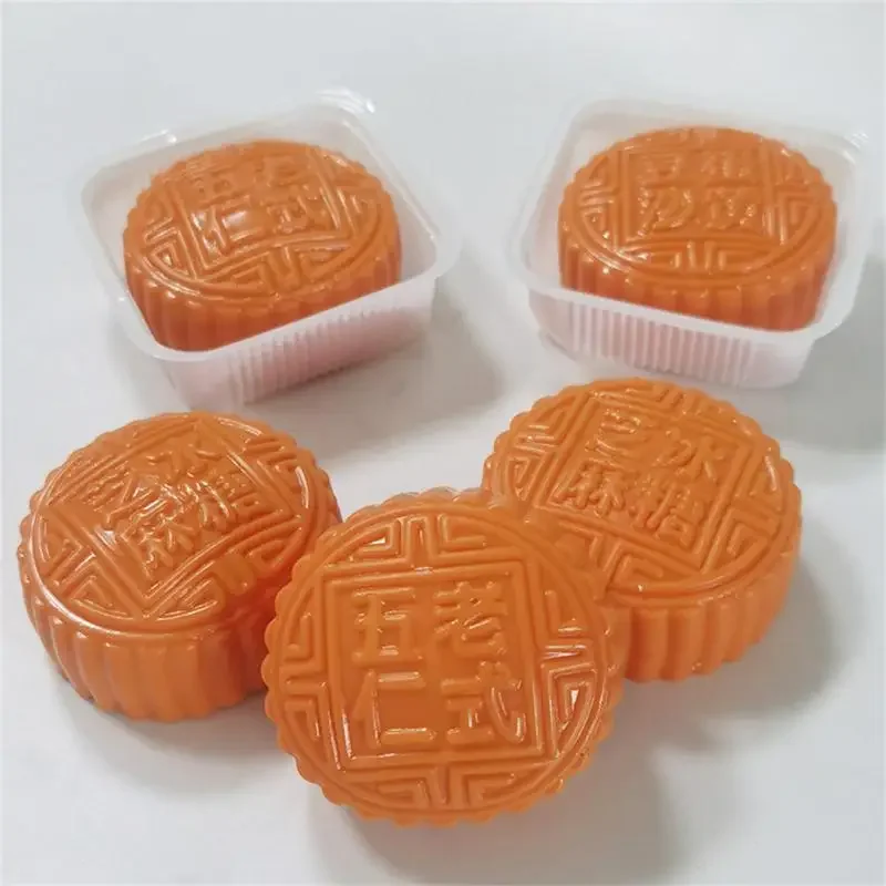 1 Pc Simulation Moon Cake Model Moon Cakes Tricky Toys Venting Gift Soft Squishy Squeeze Toy Mid Autumn Window Food Decoration