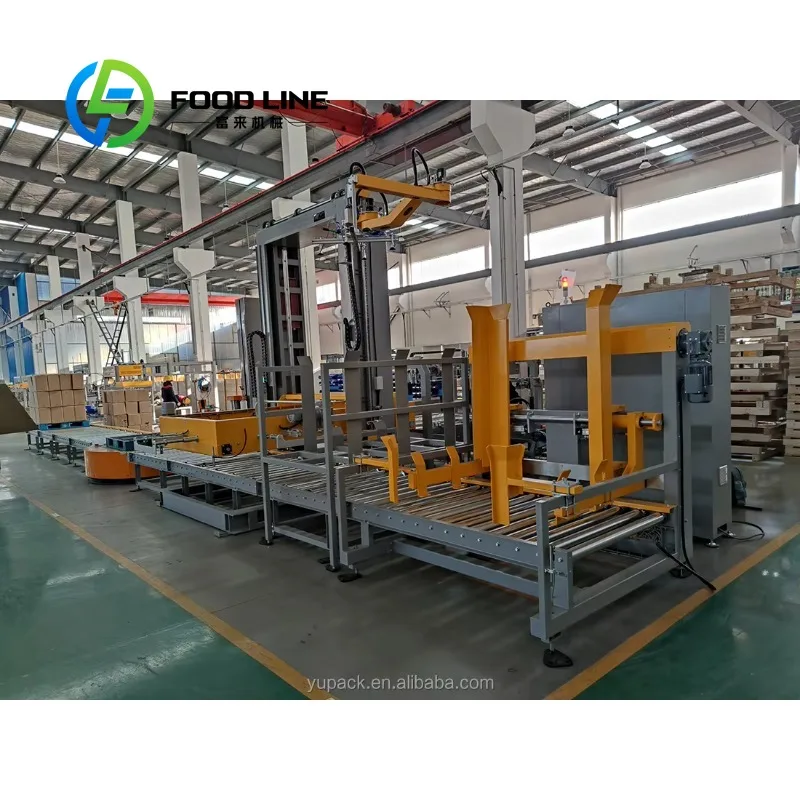 Customized Low Level Low Position High Speed Gantry Palletizing Machine for Carton Box Industrial Automatic Stacking