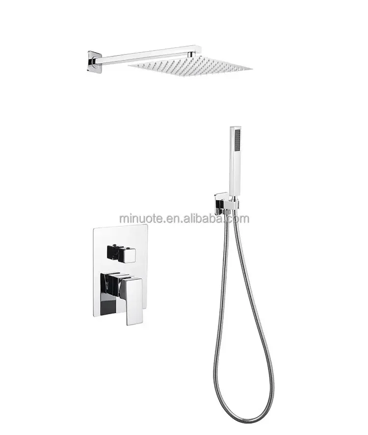 

High Pressure Hand Adjustable Shower Arm 3 Function Ceiling Mounted Shower Set