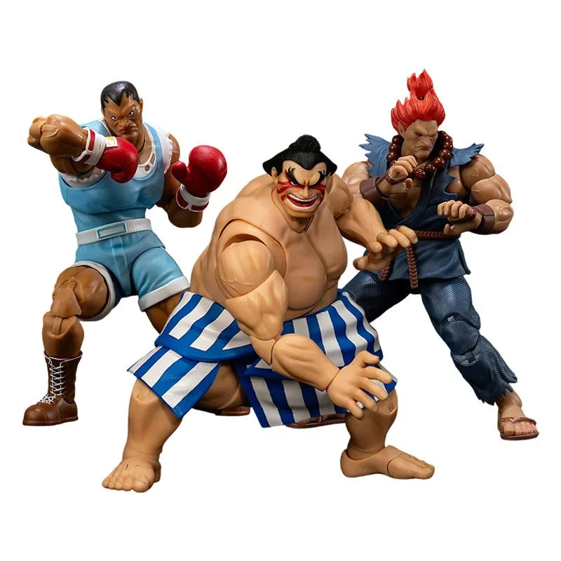 

In Stock 1/12 Movable Figures Street Fighter 2 Akuma Bison Edmund Honda Collection Series Model Cartoon Character Garage Kit