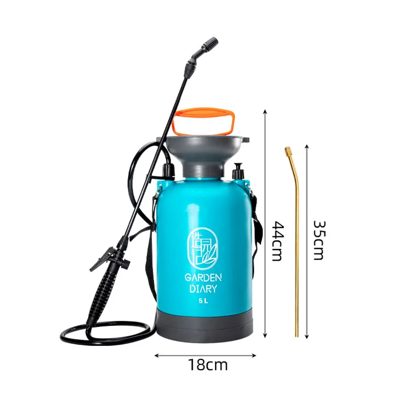 5L Garten Druck Sprayer Bewässerung Blume Pflanze Gießkanne Pestizid Dünger Spray Werkzeug Luftpumpe Wasser Spritzen Flasche – Detail 23