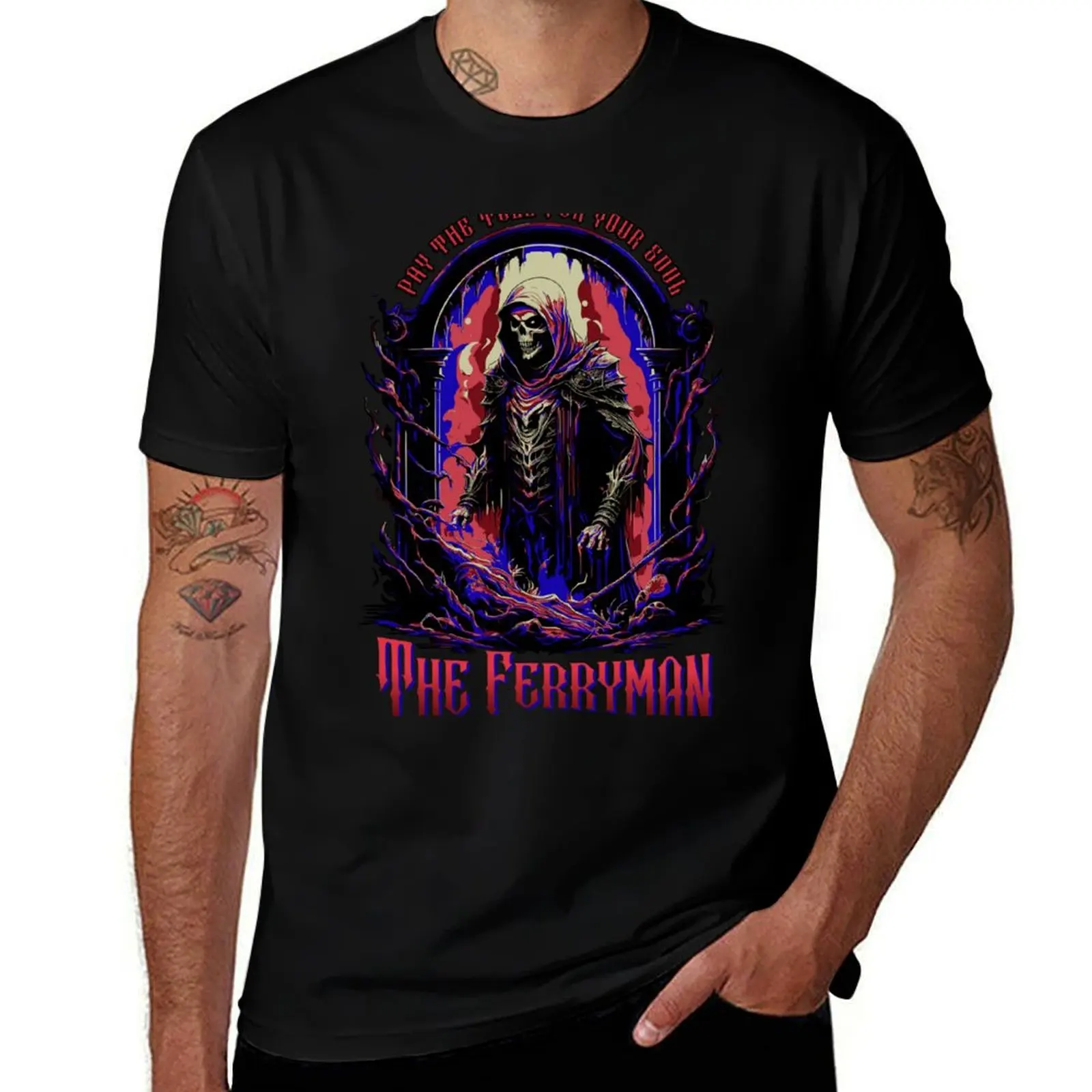 

The Ferryman T-Shirt heavyweights Short sleeve tee graphics men clothings