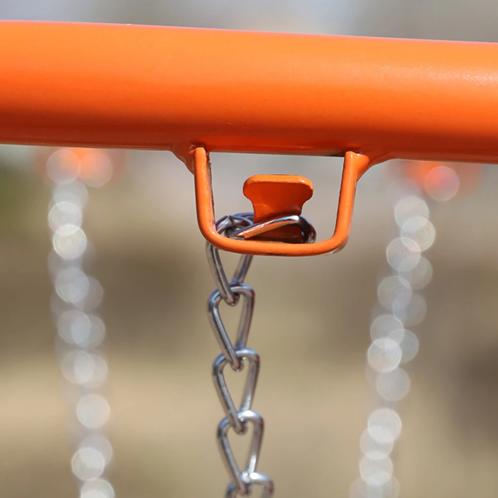 Basketball Net Rustproof Galvanized Iron Chain Net Metal Chain Basketball Net Fits Standard Indoor Or Outdoor Rims