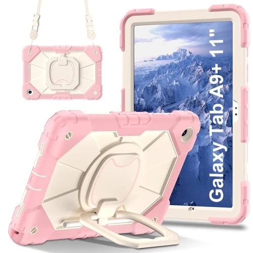 Imagen 1 del producto Para Samsung Galaxy Tab A11 A9 8,7 Plus 11 pulgadas S10 Lite 10,9 funda para Galaxy Tab A7 Lite S9 S10 FE 10,9 funda de armadura de silicona