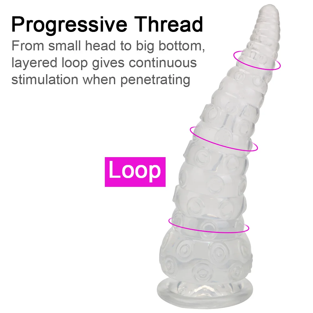 SEX Tentacle Dildo for Anal Big Anal Plug Animal Dildos Dilator Butt Plug Stimulator Prostate Massager with Sucker Sex Toys New