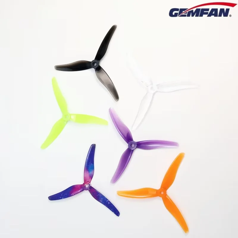 2 Paar/4 Stück Gemfan 51433 5 Zoll 3-Blatt Propeller CW CCW Bürstenloser Motor FPV Propeller für FPV Racing Drohne