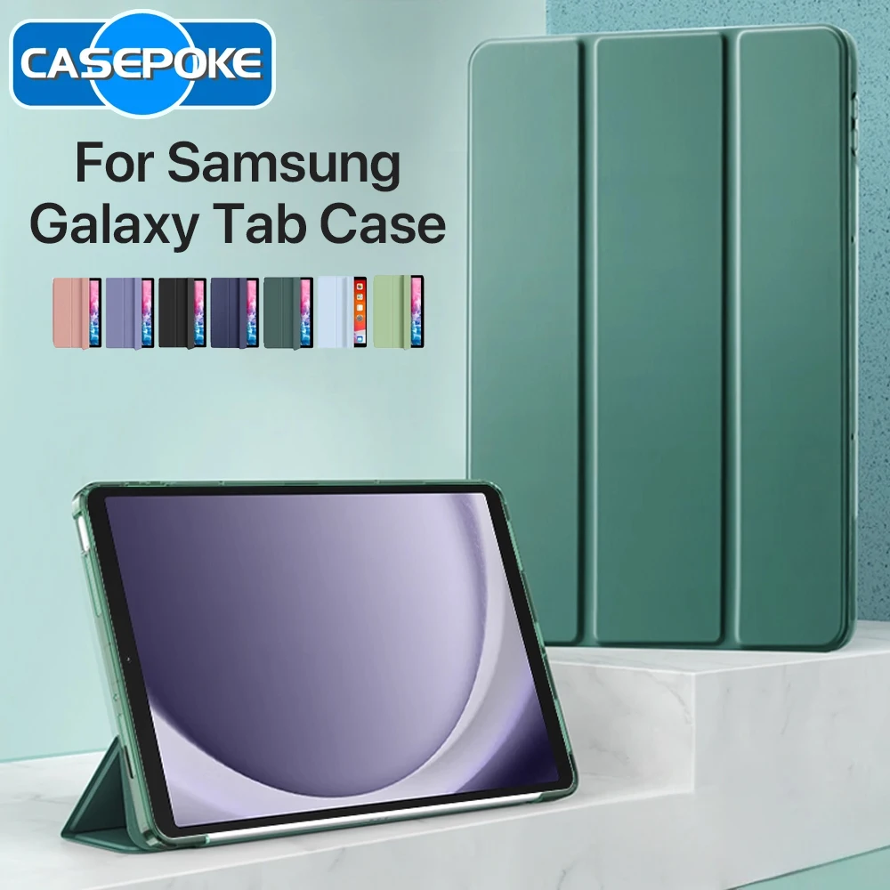 

New Protective Case For Samsung Galaxy Tab S6 S7 S8 S9 A7 A8 S7FE A9Plus Tablet Case Accessories 10.4/11/12.4in Cover Flip Stand