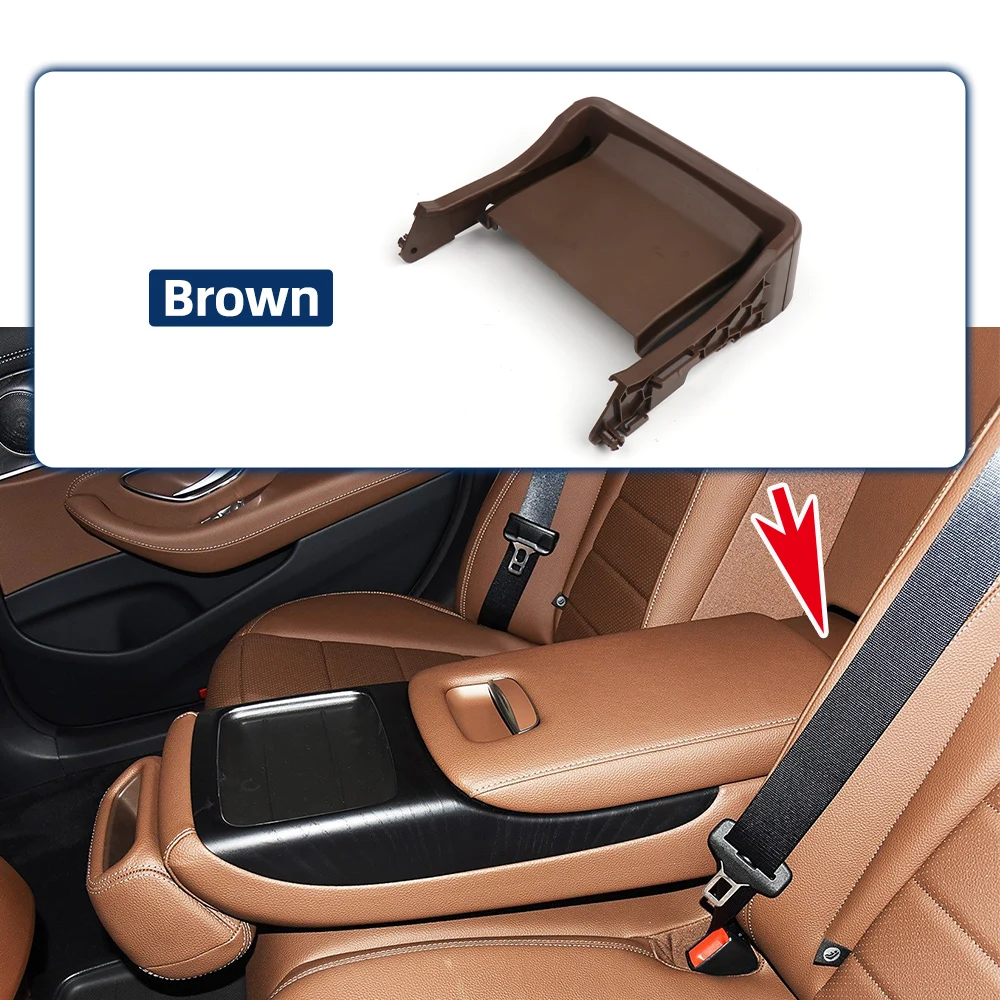 Car Rear Armrest Box Cover for Mercedes Benz W213 E Class E260 E300 2139202207 Back Seat Armrest Bracket Armrest Box Cover Plate