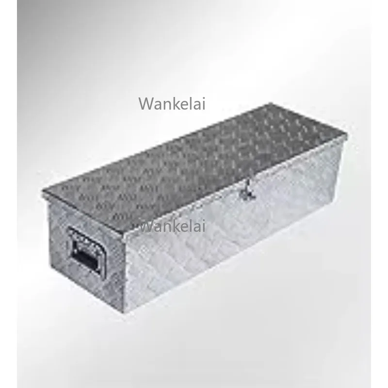 Aluminum Heavy  Pick up Truck Truck Bed Tool Box Trailer Storage Tool Box with Lock  Keys