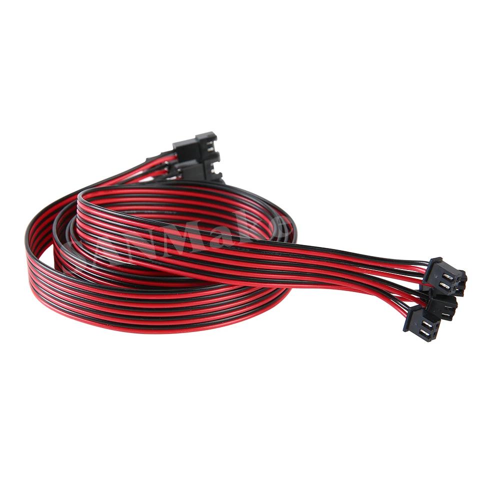 3D Printer Parts Fan extension cable 1M Wire Length Connection Line 2pin xh2.54 Female Male Connector