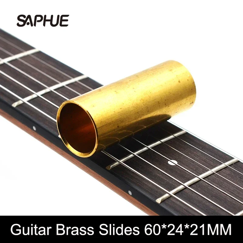 Knuckle Brass Slide for Guitar, Guitar Parts, Medium Wall, 60x24x21mm