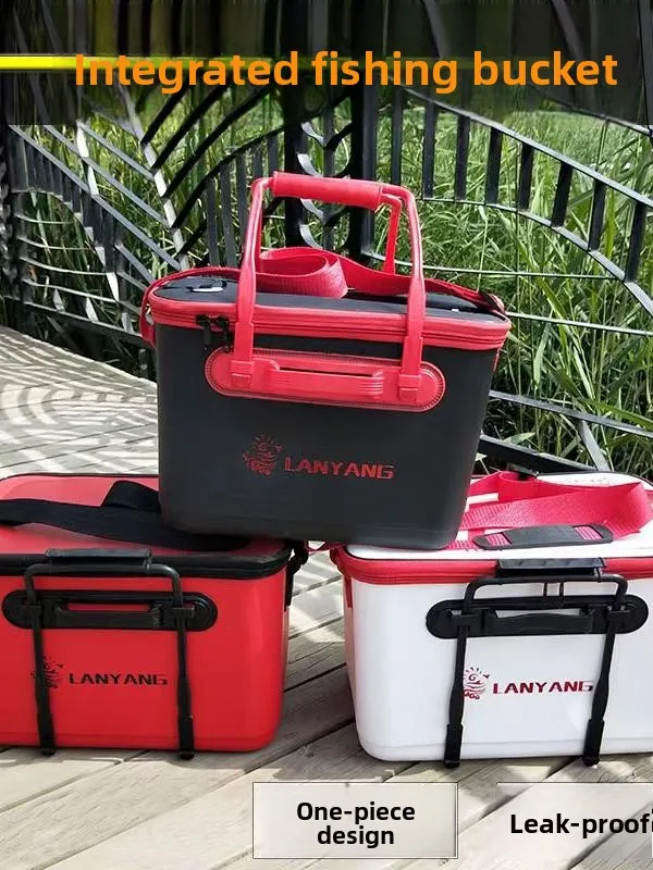 eva釣り用バケツ一体成型活魚バケツ海釣りボックス魚ガードバケツ銀行釣り用バケツ手持ち断熱バケツ