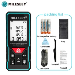 Mileseey X6 Laser Distance Meter trena laser лазерная рулетка Rangefinder Measuring profesional tester tools