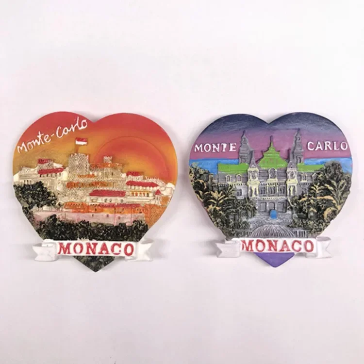 Fridge Magnets Souvenir Santorini Greece Refrigerator Paste Kusadasi Turkey Monaco 3d Resin Message Stickers Cute Magnets Gift