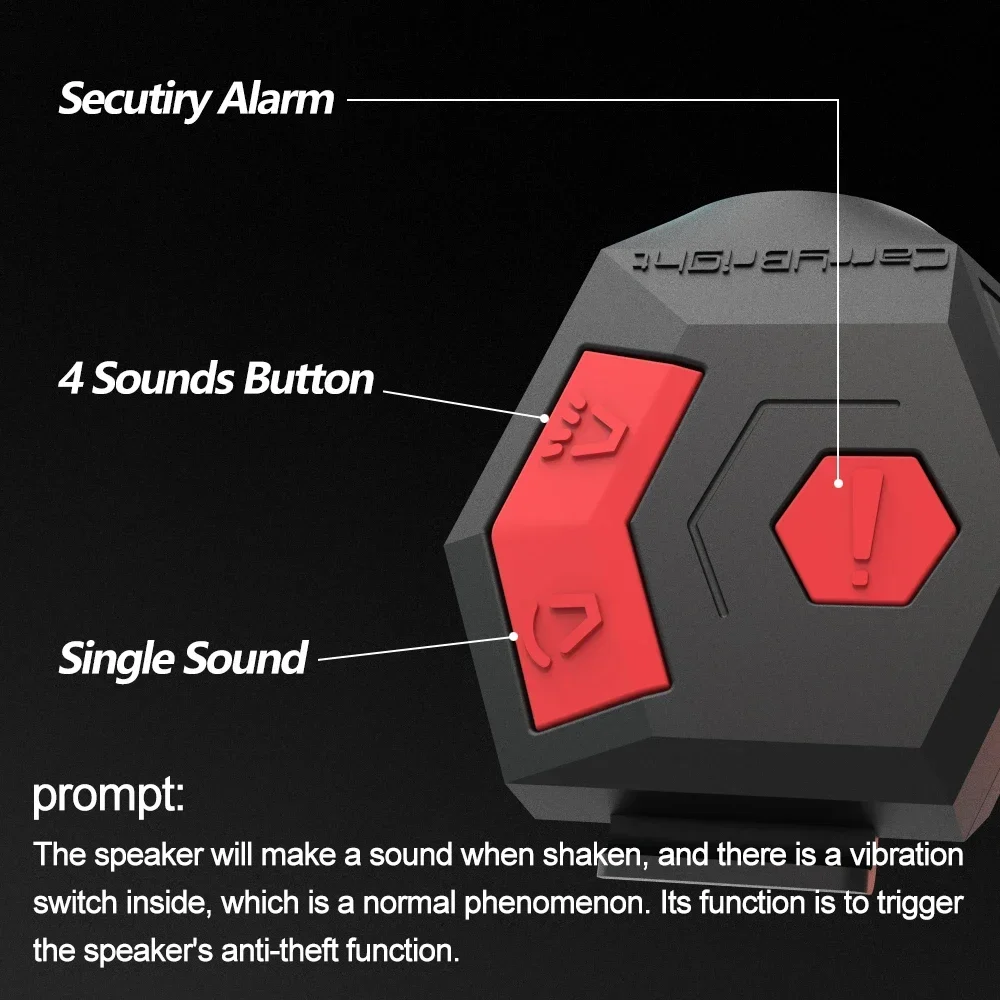 Bla Bike Electronic Horn Bell USB Rechargeable Bicycle Handlebar Cycling Alarm Ring Bell 120db Loud Horn Anti-theft Bell scooter