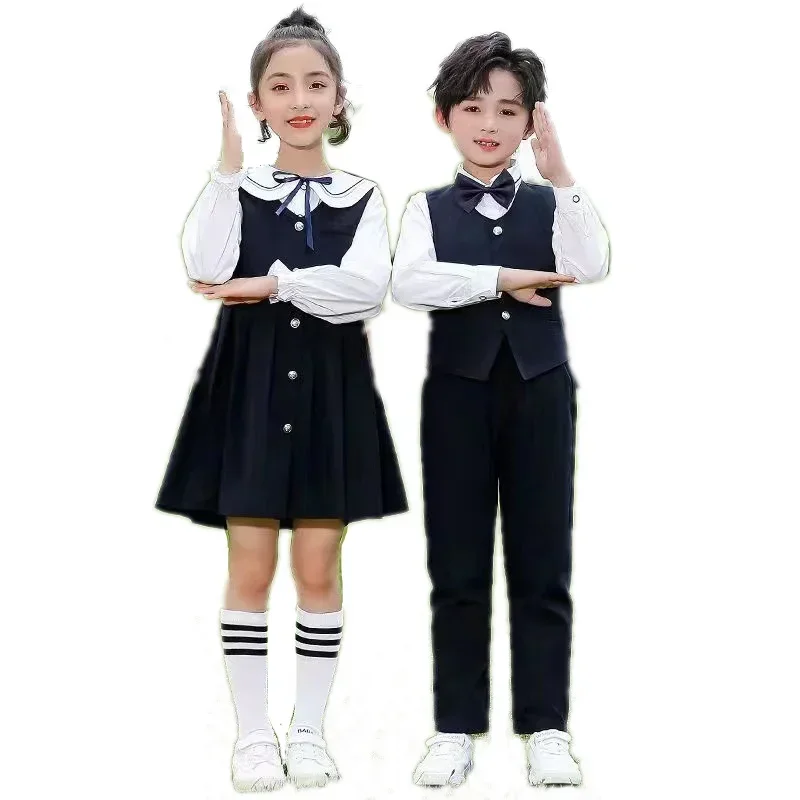 Primary and secondary school students' choir children's performance dress, school uniform, kindergarten poetry recitation