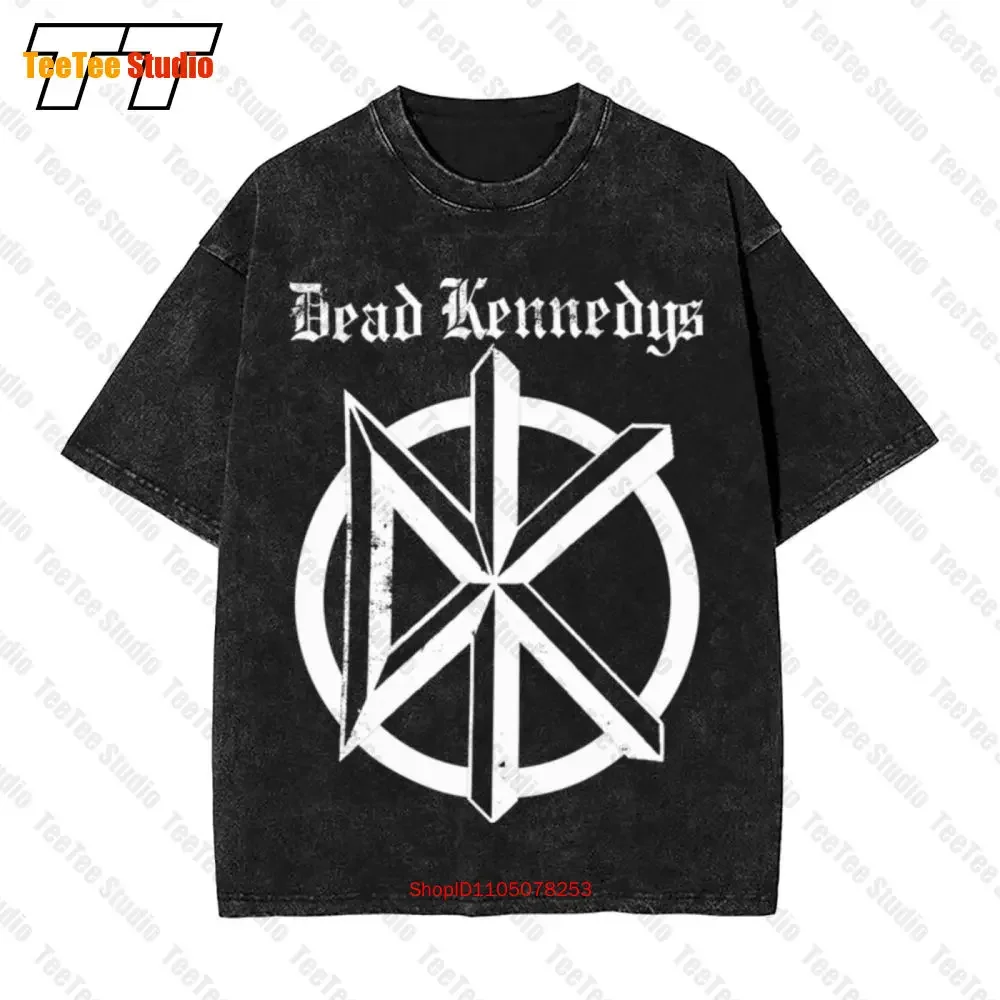 Dead Kennedys Distressed Old English Font Dk Logo Vintage Oversized T-Shirt 4UNC