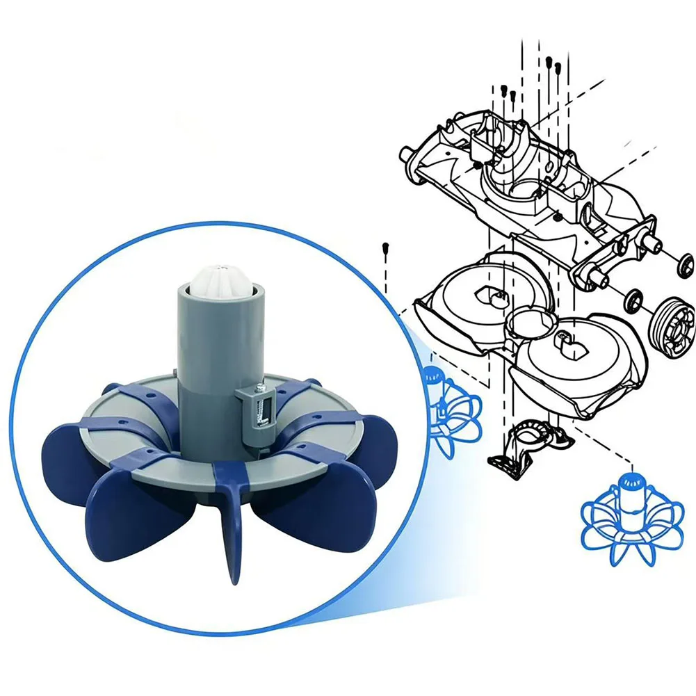 Replacement Tune Up Kit for Zodiac MX6 MX8 Pool Cleaner Featuring R0524900 Turbine R0526100 Tracks R0525100 Shafts