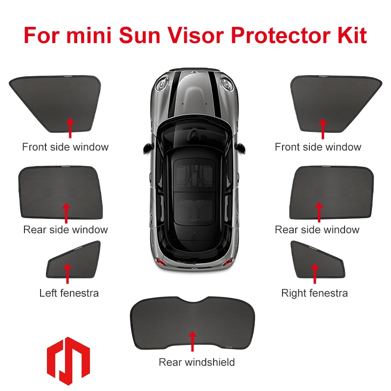 

Car Sun Visor for Mini Cooper F54 F55 F56 F60 R55 R56 R60 Car Interior Accessories Window Sunshield Roof Windshield Sunshades