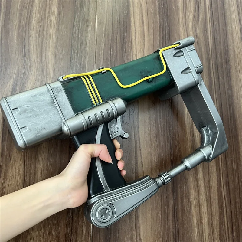 تداعيات 4 بندقية الليزر بندقية سلاح البنادق 1:1 تأثيري دور اللعب نموذج دمى هدايا المطاط لا اطلاق النار السلامة بولي PU المطاط لعبة الهالوين