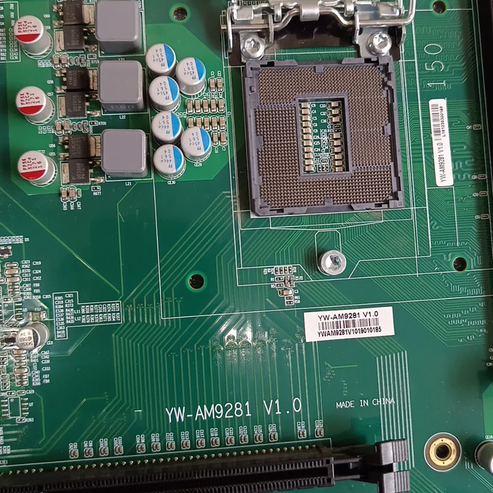 YW-AM9281 V1.0 اللوحة الأم للتحكم الصناعي LGA1150 H81 رقاقة YW-AM9281