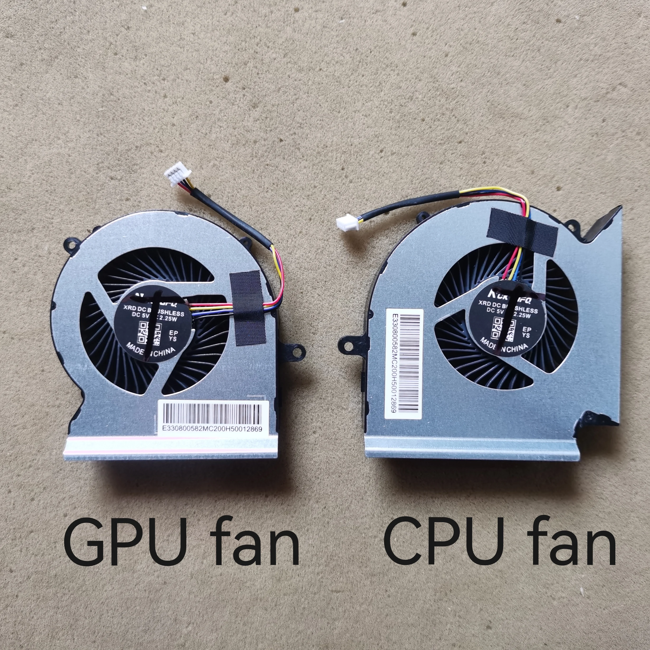 New laptop cpu &GPU  cooling fan for MSI GL65 GE65 GP65 WE65 MS-16U7 16U5 16U1 N425 N426