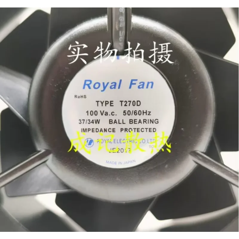 Royal Fan TPYE T270D AC 100V 37/34W 140x140x50mm Server พัดลมระบายความร้อน