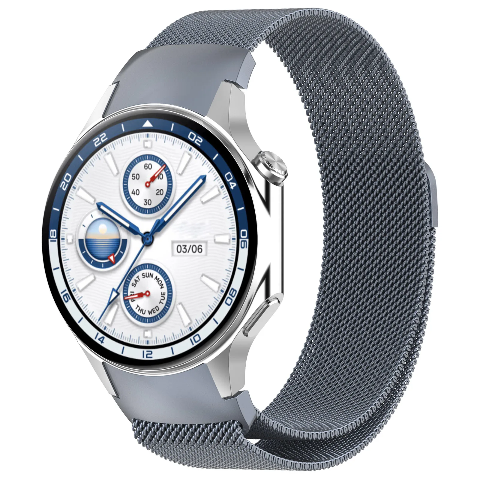 Stainless Steel Milanese Strap For Oneplus Watch 2R Metal Steel Band Replacement Magnetic Wriststrap Bracelet