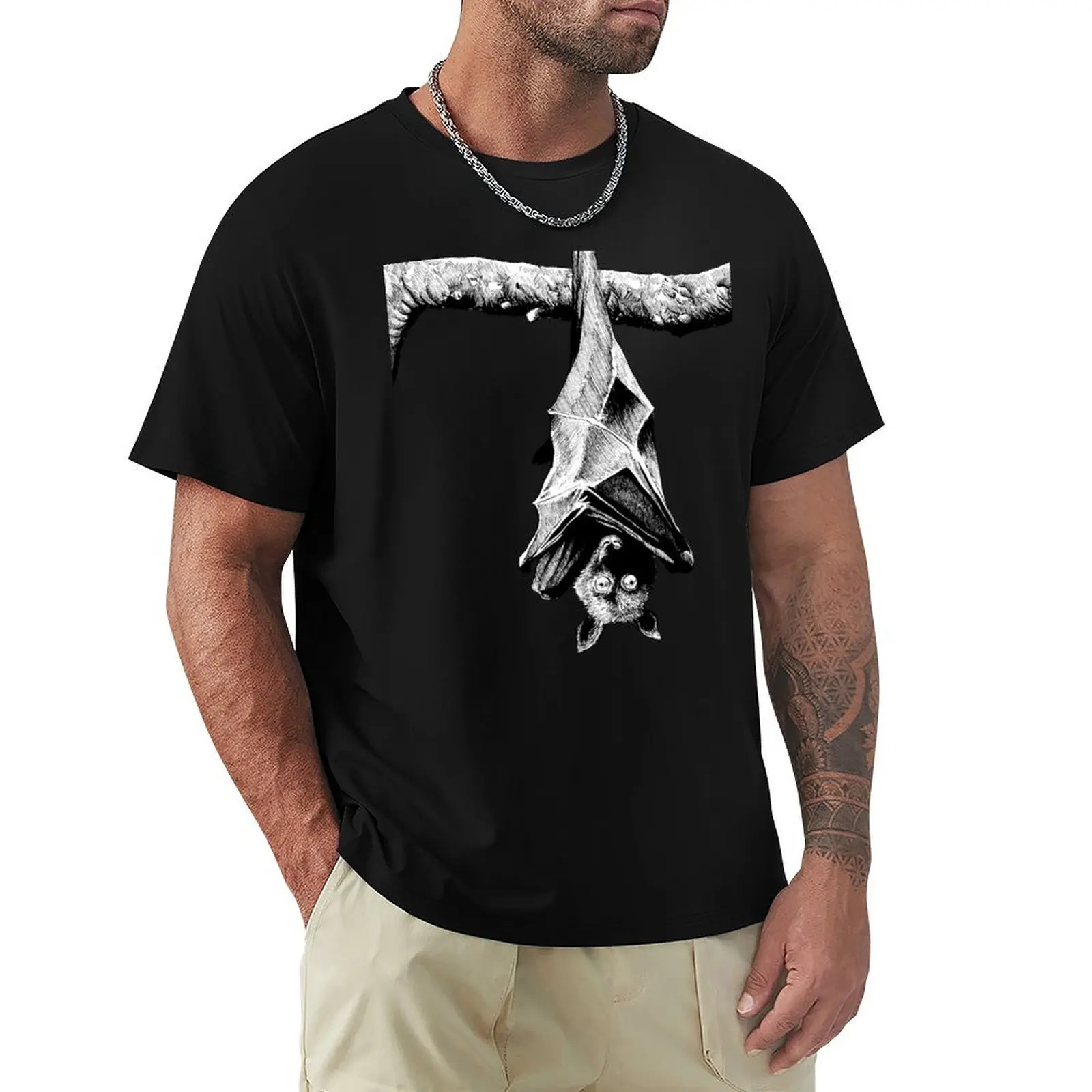 Freaked Out Fruit Bat T-Shirt t shirts for man pack cotton T-Shirt