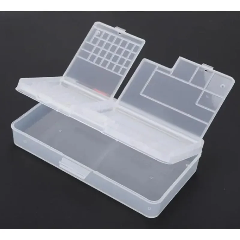 Team W203 Multi-Function LCD Screen IC Parts Screw Accessories Storage Box For Phone Organizer Chips Component Container Oss