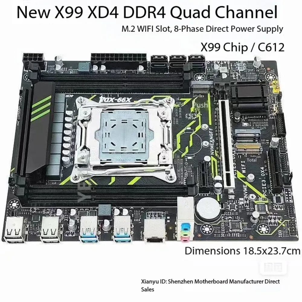 완전히 새 제품인 Angxun X99 XD4 메인보드입 - Ddr4 Ram 리뷰 및 가격