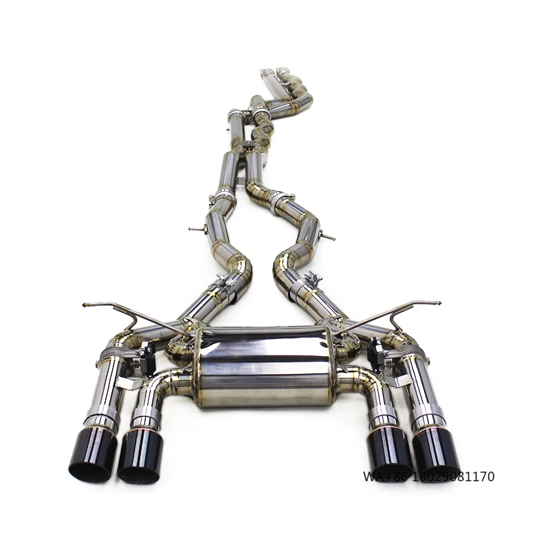 

OEM Титановая выхлопная система Valvetronic Catback для M3/M4 F80/F82 3.0T 2015-2019, спортивная гоночная выхлопная труба с глушителем