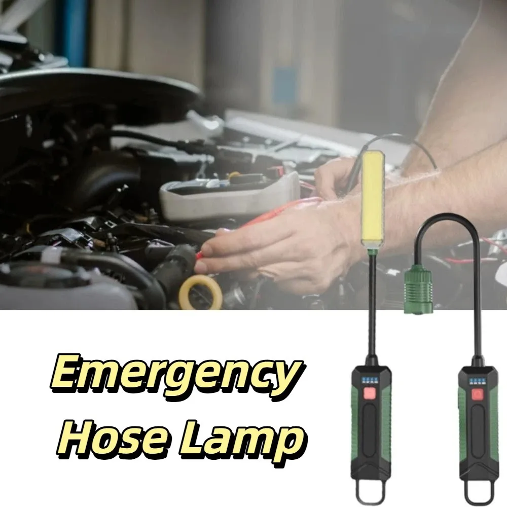 

Type-C Rechargeable Magnetic Flashlight Waterproof Magnet Portable Design COB Work Light Lightweight Construction 360° Flexible