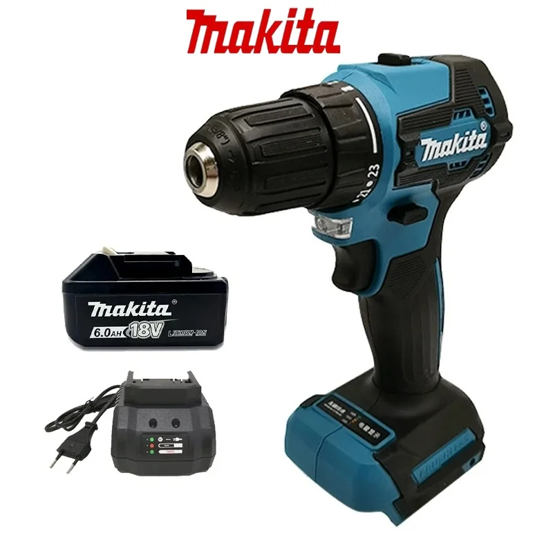 

Makita DDF485 10mm Screwdriver cordless Brushless Electric Drill Impact Drill Of Decoration Team Power Tools 18V Battery