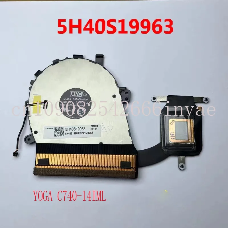 5H40S19963 for Lenovo YOGA C740-14IML heat sink fan cooling module