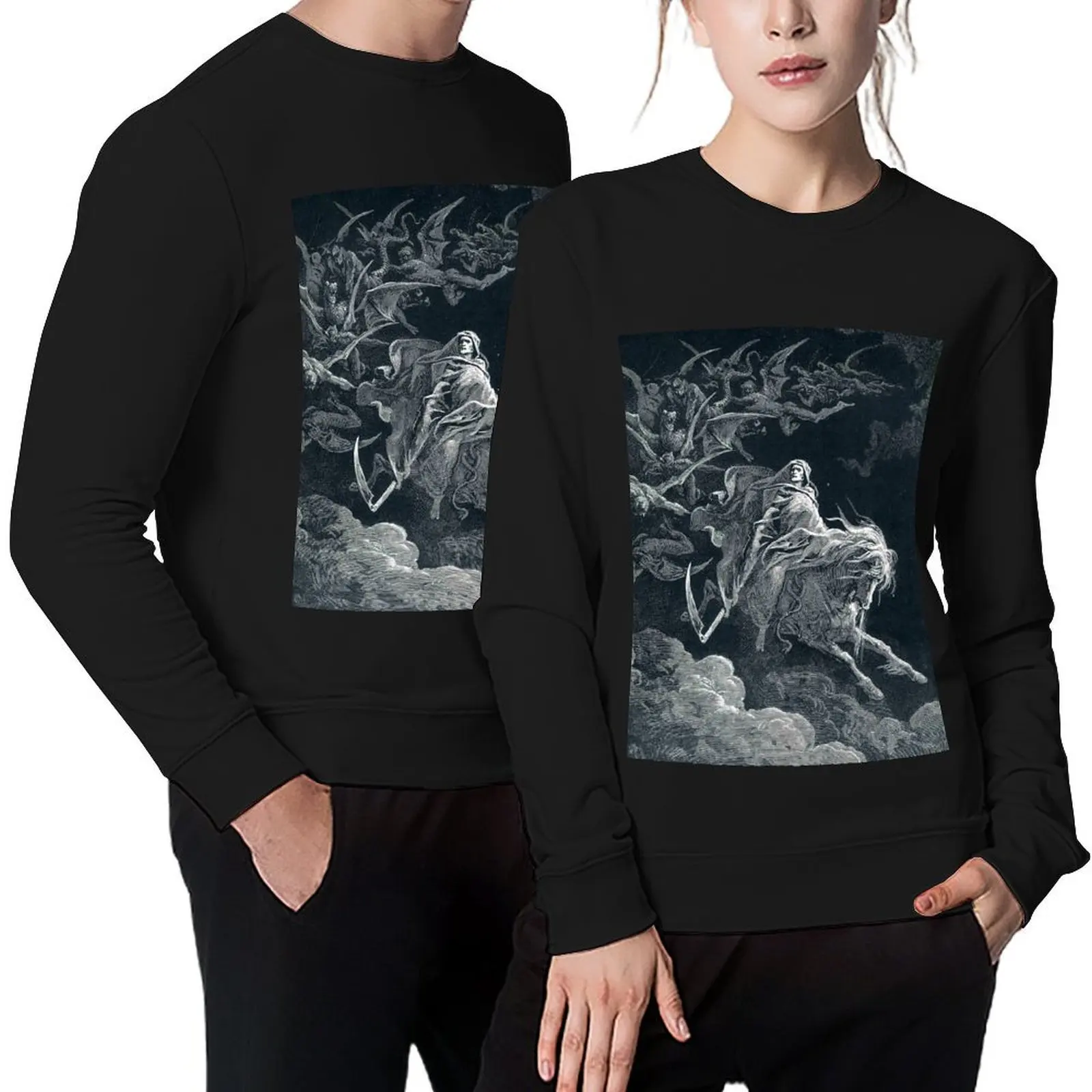 

The Vision of Death by Gustave Doré Pullover aesthetic clothing men's clothes mens clothes anime clothes oversize sweatshirt