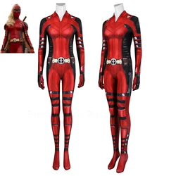 Lady Deadpool Cosplay Kostuum Battle Zenti Superheld Kostuum Vrouwen Deadpool Body Rollenspel Pak Halloween Kostuum Aziatische Grootte