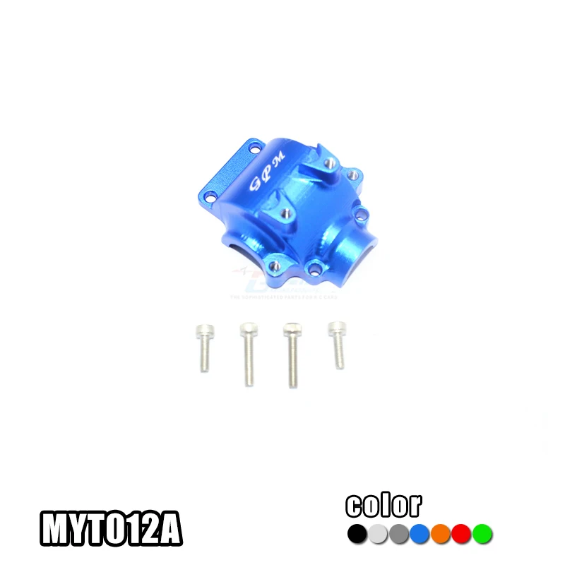 GPM ALUMINUM FRONT GEAR BOX COVER For AXIAL 1/18 4WD ELECTRIC YETI JR CAN-AM MAVERICK X3 X RS TURBO R-AXI90069 RC Upgrade