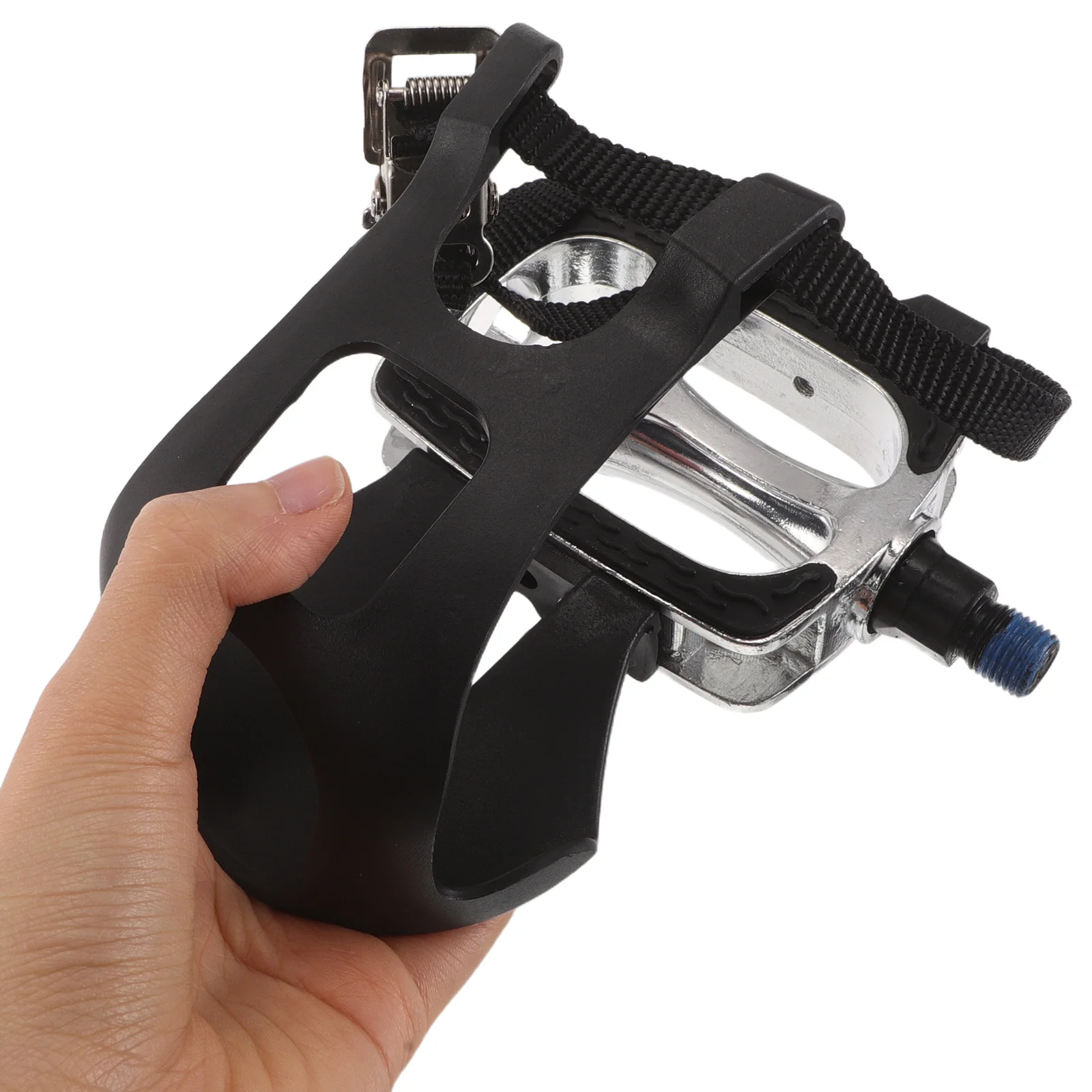 

2Pcs Non-Slip Bike Pedals Replacement for Stationary Exercise Bicycle - Wide Platform Fitness Pedal with Anti-Skid Surface Home